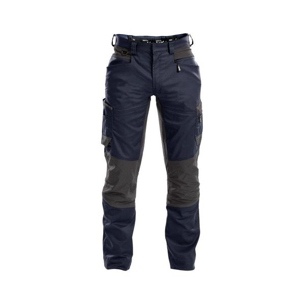 Dassy® Helix Pantaloni Da Lavoro Elasticizzati Night Blue/Anthracite Grey Taglia 54 Lunghezza: Meno-image