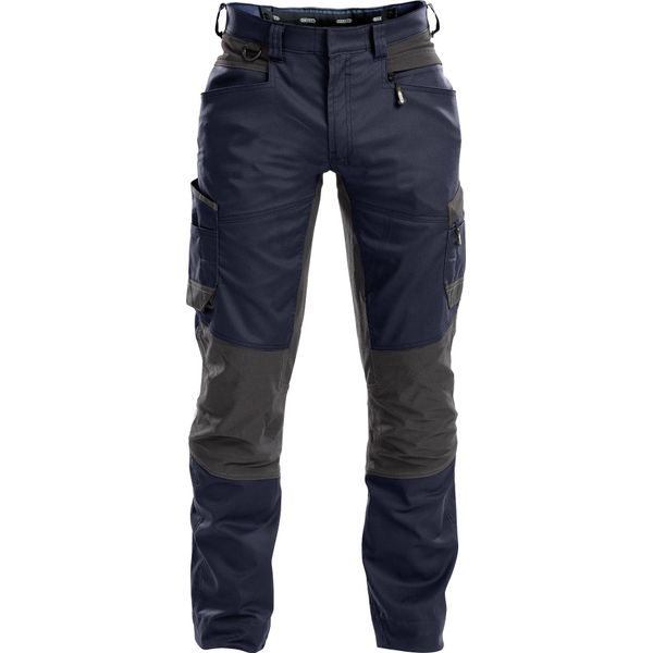 Dassy® Helix Pantaloni Da Lavoro Elasticizzati Night Blue/Anthracite Grey Taglia 50 Lunghezza: Plus-image