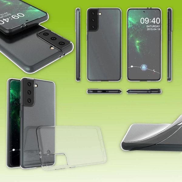 Per Samsung Galaxy S21 Plus Custodia In Silicone Tpu Protettivo Trasparente Custodia Del Telefono Cellulare Nuovo-image