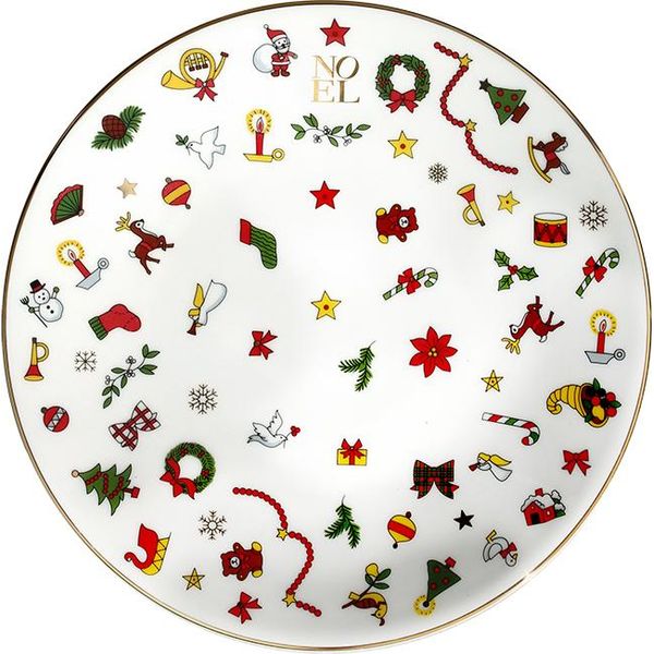 Taitù NoëL Oro - Piatto Piano 17 Cm-image