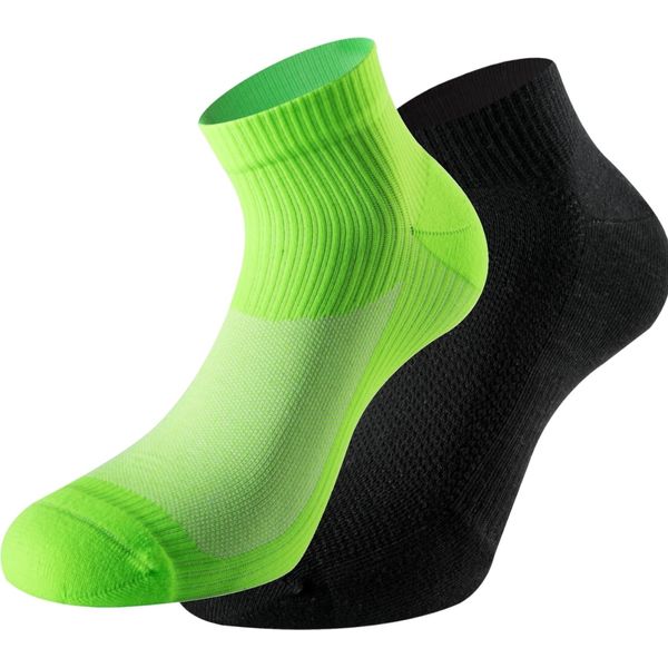 Lenz Calzini Sportivi Unisex Running 3.0 2 Paia , Verde, 45 - 47-image