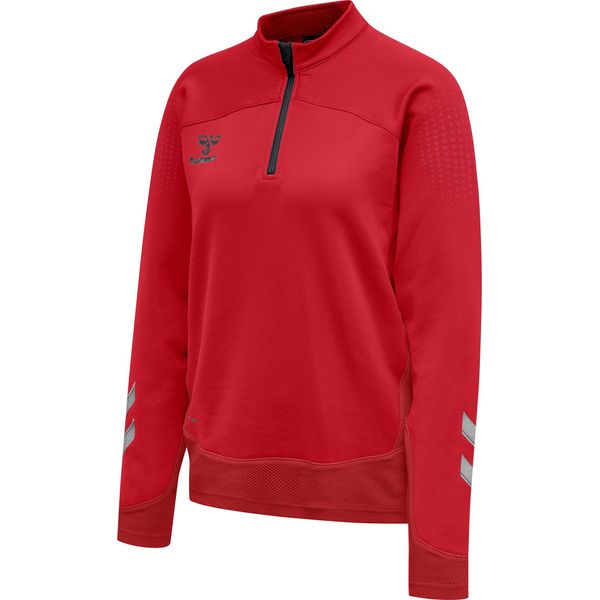 Hummel Lead Mezza Zip Donna, Rosso Vero, L-image