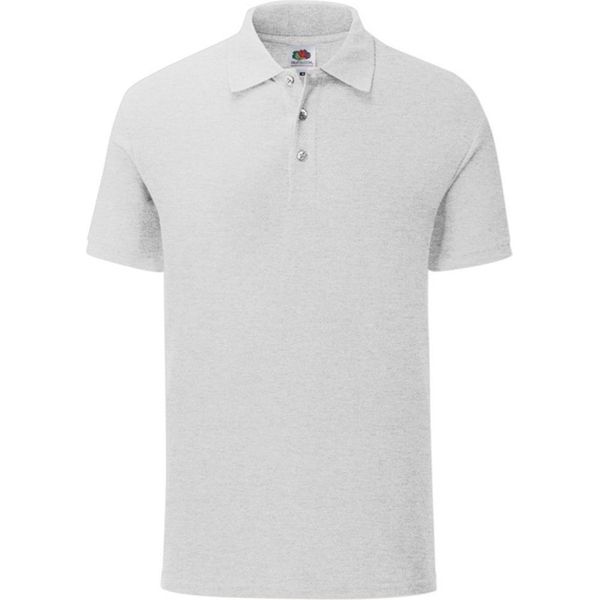 Fruit Of The Loom Herren Poloshirt Iconic RW6516 (2XL) (Grau)-image