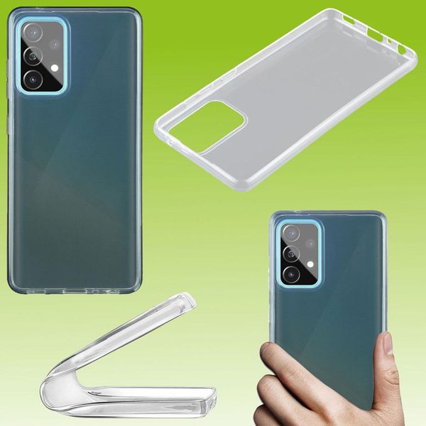 Per Samsung Galaxy A72 Silicone Tpu Protezione Trasparente Telefono Cellulare Caso Di Copertura-image