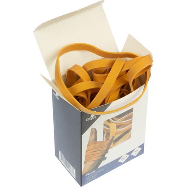 Kangaro K-5012-100 Anelli In Gomma Kangaro N. 77, Diametro: 125 Mm, Naturale, 100 G-image