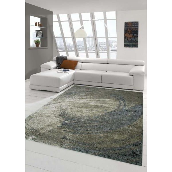 Tappeto Di Design Tappeto Moderno Tappeto Da Salotto Design Barocco Ottica In Rilievo In Marrone Beige Grigio Dimensioni - 120X170 Cm-image