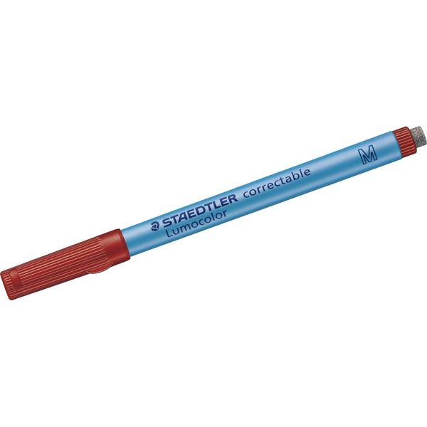 10X Pennarello A Punta Fine Staedtler 305 M-2 Lumocolor® Correggibile-image