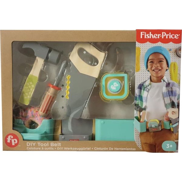 Cintura Porta Attrezzi Fisher-Price GGT60 Con Attrezzi Giocattolo Per Bambini-image
