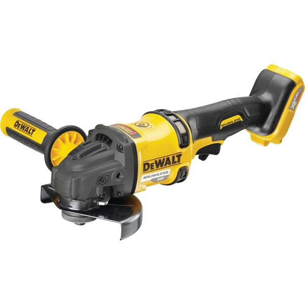 Dewalt DCG418NT-XJ, Levigatrice A Nastro, Nero, Giallo, 9000 Giri/Min, 12,5 Cm, 1,5 M/S², 6,1 M/S²-image