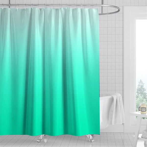 Tenda Da Doccia Antimuffa Tende Da Doccia Bagno Tenda Da Doccia Impermeabile 180X180 Cm, Verde Chiaro-image