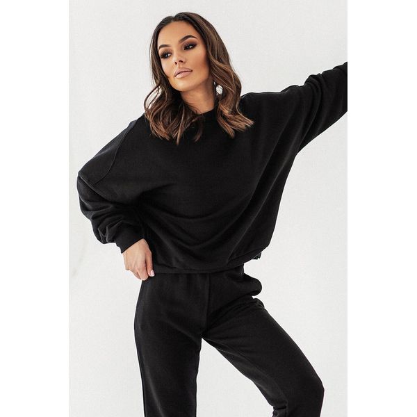 Ivon Felpa Donna Con Cappuccio Morelli Nero M/L-image