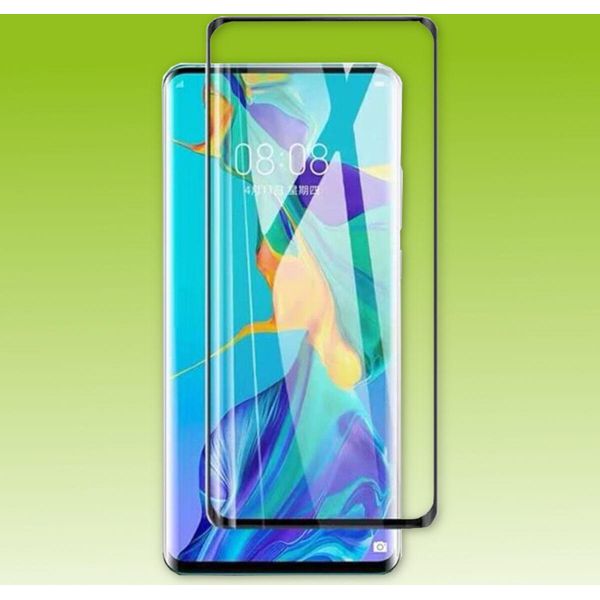 Per Huawei P50 Pro 2X 4D Display Full Lcd H9 Curved Tempered Glass Screen Protector New-image
