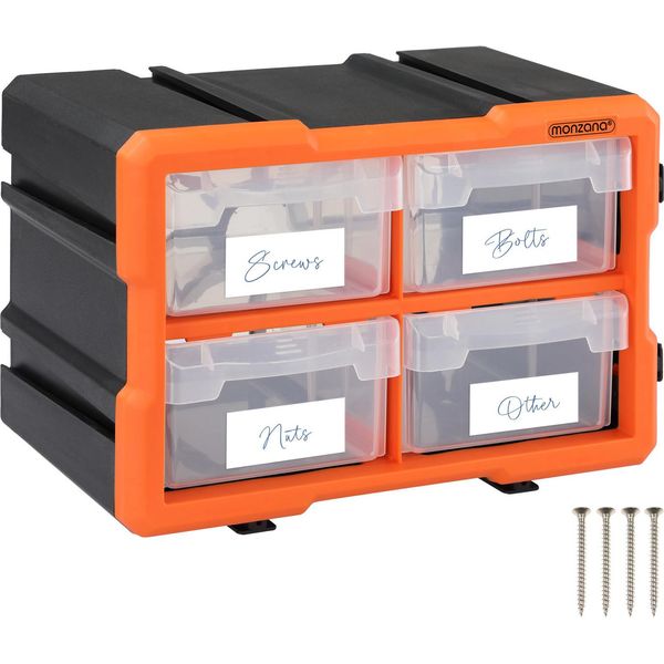 Monzana Box Portaminuterie Organizer Espandibile 8 Scomparti Contenitore Minuterie Utensili Officina-image
