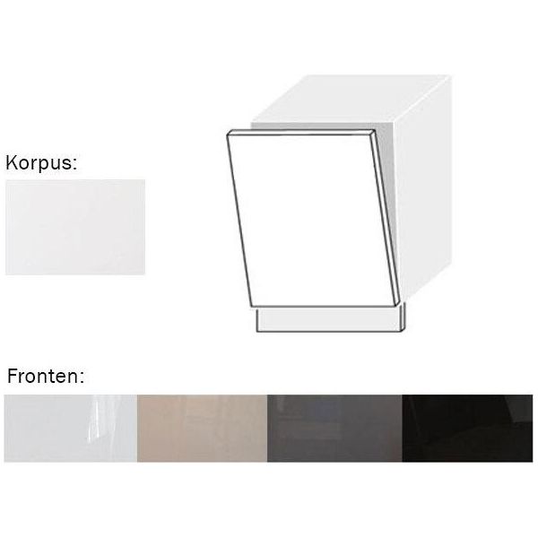 Lavastoviglie Frontale (EST-ZM/60) 60 Cm Completamente Integrata In Acrilico Bianco Perla Opaco Colore Frontale Selezionabile-image