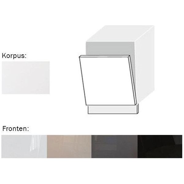 Lavastoviglie Frontale (EST-ZM60/57) 60 Cm Semintegrata In Acrilico Opaco Bianco Perla Colore Frontale Selezionabile-image