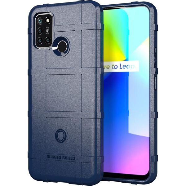 Oppo Realme 7I Custodia, Morbida Custodia Protettiva In Silicone Tpu Antiurto Per Oppo Realme 7I Blu-image
