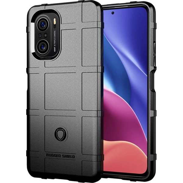 Xiaomi Poco F3 Custodia, Morbida Custodia Protettiva In Silicone Tpu Antiurto Per Xiaomi Poco F3 Nero-image