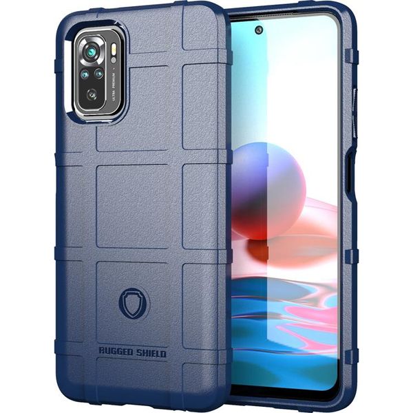 Redmi Note 10 Case, Morbido Tpu Silicone Antiurto Custodia Protettiva Per Xiaomi Redmi Note 10 4G / Note 10S Blu-image