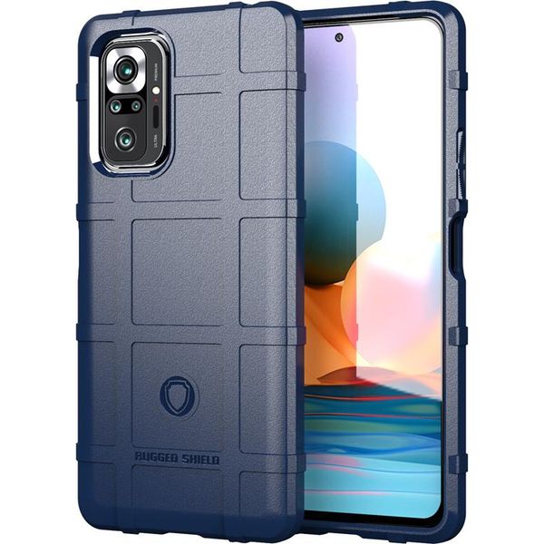 Custodia Redmi Note 10 Pro / 10 Pro Max, Morbida Custodia Protettiva In Silicone Tpu Antiurto Per Xiaomi Redmi Note 10 Pro / Note 10 Pro Max Blu-image