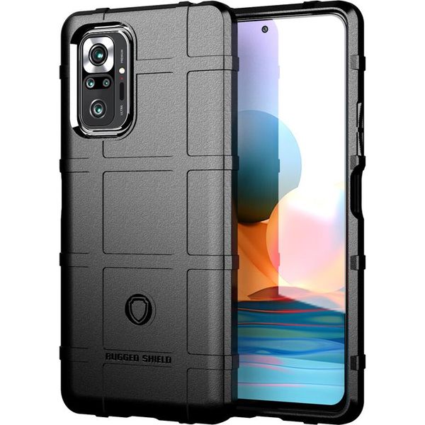 Redmi Note 10 Pro / 10 Pro Max Case, Morbido Tpu Silicone Antiurto Custodia Protettiva Per Xiaomi Redmi Note 10 Pro / Note 10 Pro Max Nero-image
