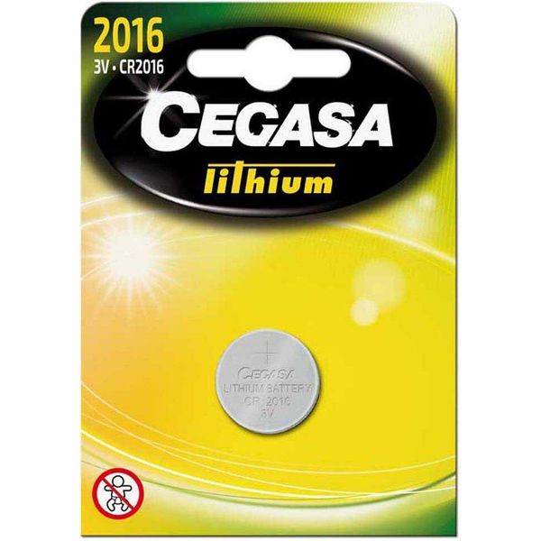 Cegasa Celle A Bottone Al Litio Cr 2016 3V Argento Argento Taglia Unica-image