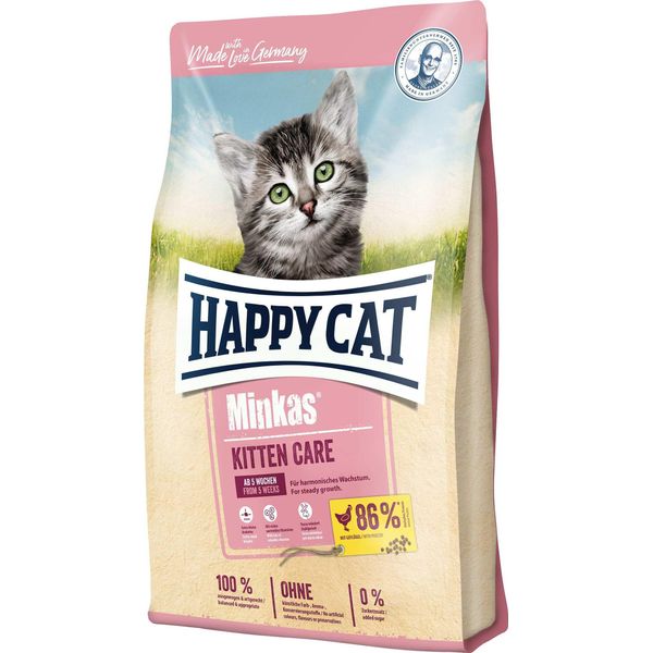 Happycat 10Kg Minkas Kitten Care Pollame-image