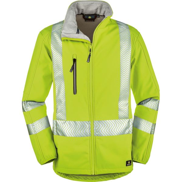 4PROTECT Giacca Softshell Ad Alta Visibilità Tyler Giallo Fluorescente-Xl-image