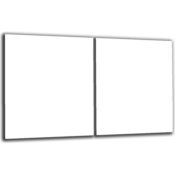 Piastra Di Copertura Del Piano Cottura Piastra Di Copertura Del Piano Cottura In Ceramica 2 Pezzi 80X52 Bianco Protezione-image