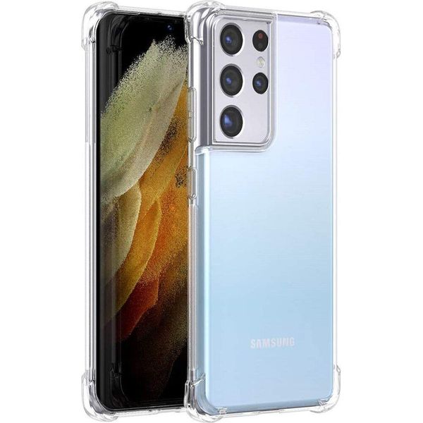Galaxy S21 Ultra 5G Custodia, Laimtop Cristallo Trasparente Morbido Tpu Paraurti Antiurto Custodia Per Samsung Galaxy S21 Ultra 5G-image