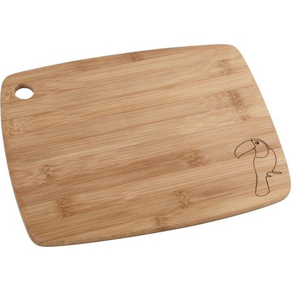 Fackelmann Tagliere In Legno Di Bambù, Per Tagliare E Servire, 30X23X 1 Cm-image