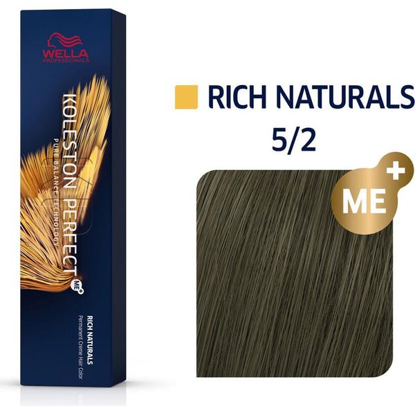 Wella Professionals Koleston Perfect Me+ Rich Naturals Colore Permanente Professionale Per Capelli 5/2 60 Ml-image