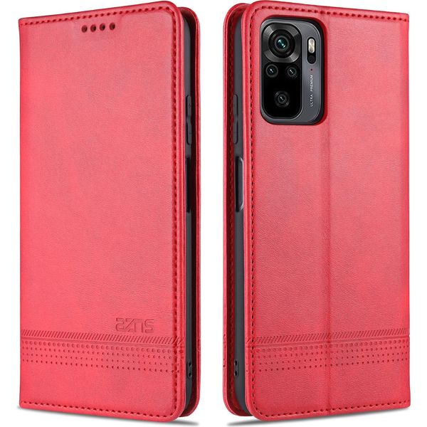 Custodia Redmi Note 10 4G, Portafoglio Con Chiusura Magnetica E Supporto, Custodia Flip In Pelle Per Xiaomi Redmi Note 10 4G / Note 10S Rosa-image