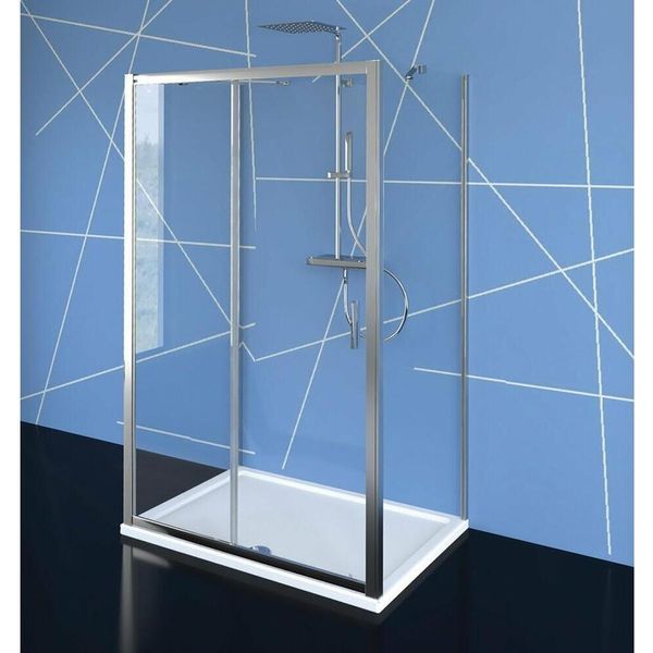 Cabina Doccia Easy Line -U-Cabina, 1100X900Mm, Variante L/R, Vetro Trasparente-image