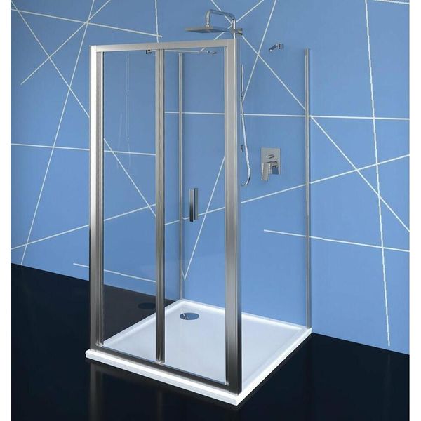 Cabina Doccia Easy Line -U Cabina, 1000X900Mm, Porte Pieghevoli, Versione L/R, Vetro Trasparente-image