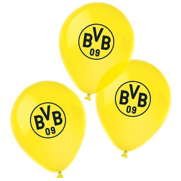 Amscan 9908533 Palloncini Bvb, 6 Pezzi, Palloncini Borussia Dortmund-image