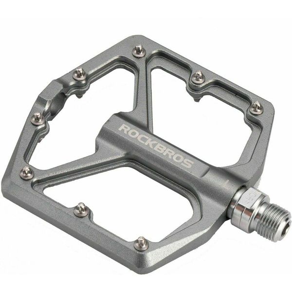 Rockbros Pedali Bicicletta Pedali Strada Pedali Alluminio Pedali Piattaforma Titanio 9/16""-image