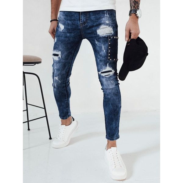 Dstreet Pantaloni In Denim Da Uomo Elre Blu 33-image
