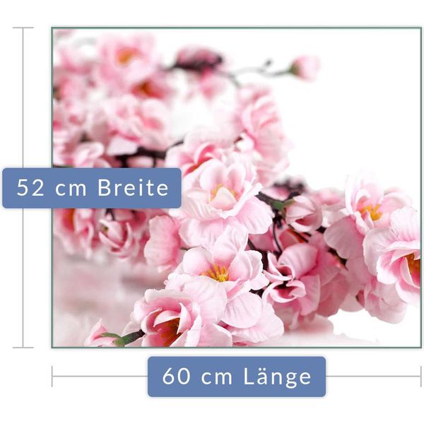 Piastra Di Copertura Del Piano Cottura Piastra Di Copertura Del Piano Cottura In Ceramica 1 Pezzo 60X52 Protezione Rosa-image