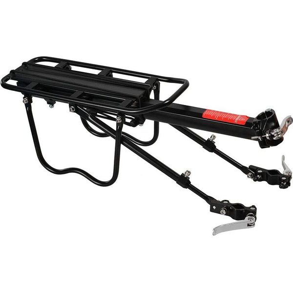 Rockbros Bicicletta Alluminio Portapacchi Mtb Sgancio Rapido 24-29" Regolabile Max.50Kg"-image