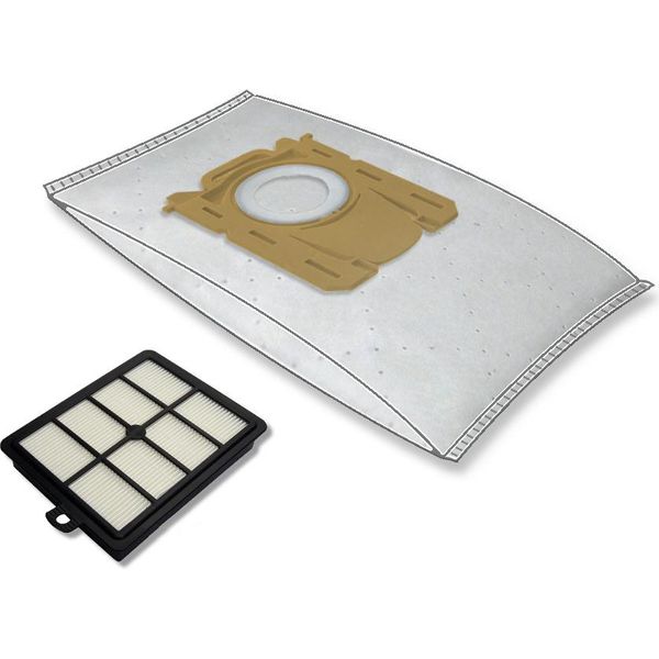 20 Sacchetti Per Aspirapolvere + 1 Filtro Hepa Adatto Per Aeg VX8-1-ÖKO-image