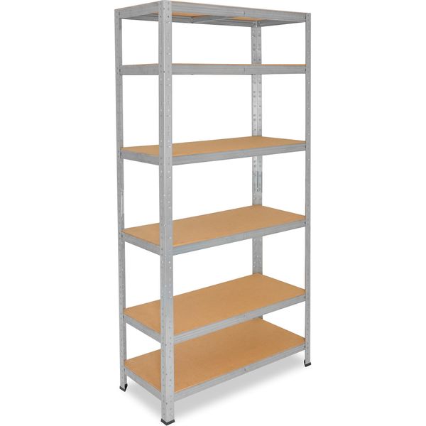Shelfplaza Home 230X70X40 Cm Scaffale Pesante In Zincato Con 6 Ripiani E 145 Kg Di Portata Per Ripiano-image