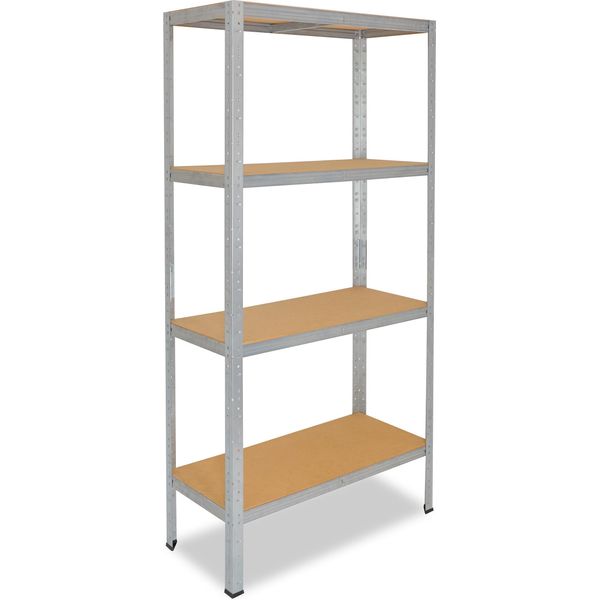 Shelfplaza Home 230X120X40 Cm Scaffale Pesante In Zincato Con 4 Ripiani E 175 Kg Di Portata Per Ripiano-image