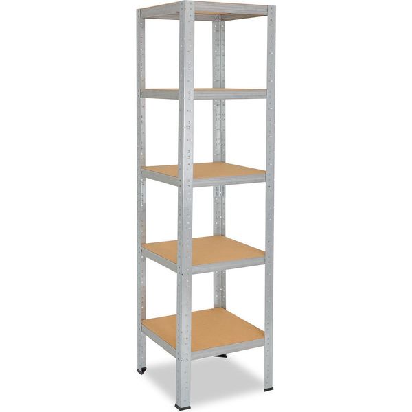 Shelfplaza Home 180X30X30 Cm Scaffale Pesante In Zincato Con 5 Ripiani E 175 Kg Di Portata Per Ripiano-image