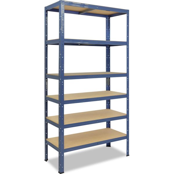 Shelfplaza Home 180X70X45 Cm Scaffale Pesante In Blu Con 6 Ripiani E 145 Kg Di Portata Per Ripiano-image