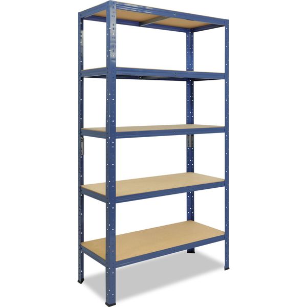 Shelfplaza Home 180X50X30 Cm Scaffale Pesante In Blu Con 5 Ripiani E 175 Kg Di Portata Per Ripiano-image