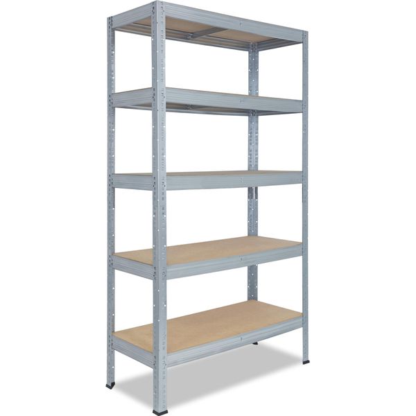Shelfplaza Pro 230X60X45 Cm Scaffale Pesante In Zincato Con 5 Ripiani E 200 Kg Di Portata Per Ripiano-image