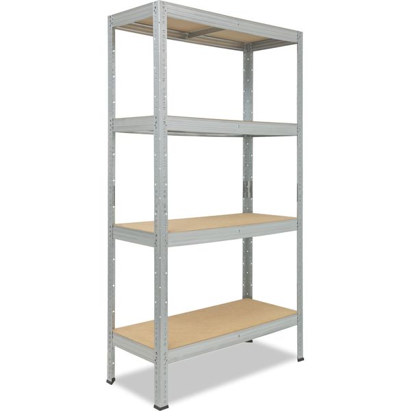 Shelfplaza Pro 200X100X45 Cm Scaffale Pesante In Zincato Con 4 Ripiani E 200 Kg Di Portata Per Ripiano-image