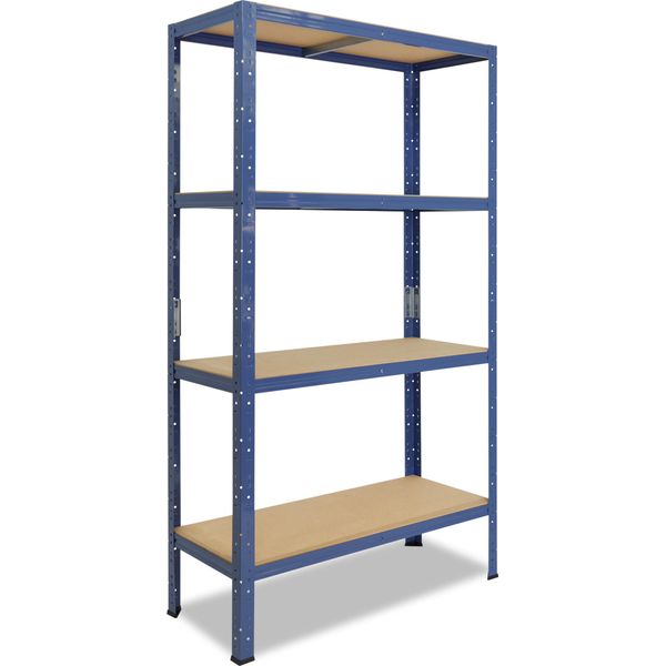 Shelfplaza Home 180X70X45 Cm Scaffale Pesante In Blu Con 4 Ripiani E 175 Kg Di Portata Per Ripiano-image