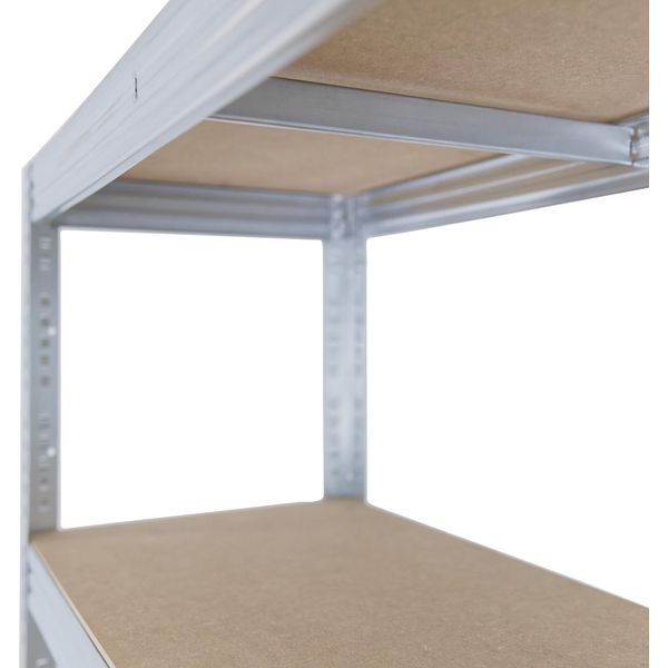 Shelfplaza Pro 155X100X60 Cm Scaffale Pesante In Zincato Con 3 Ripiani E 200 Kg Di Portata Per Ripiano-image
