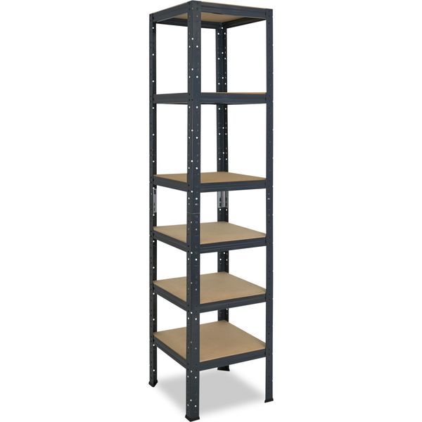 Shelfplaza Home 200X50X50 Cm Scaffale Pesante In Antracite Con 6 Ripiani E 145 Kg Di Portata Per Ripiano-image